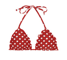 Carica l&#39;immagine nel visualizzatore di Gallery, Product Front: Rio De Sol Reggiseno Top Poa Red Frufru
