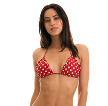 Carica l&#39;immagine nel visualizzatore di Gallery, Model Front: Rio De Sol Reggiseno Top Poa Red Frufru
