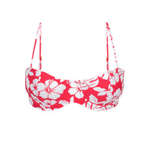 Carica l&#39;immagine nel visualizzatore di Gallery, Product Front: Rio De Sol Reggiseno Top Pua-Hibiscus Coral
