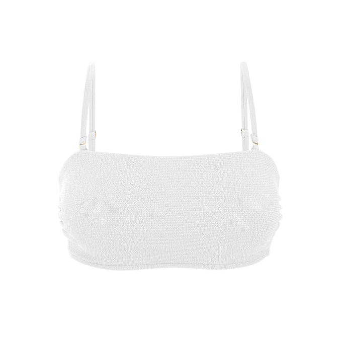 Product Front: Rio De Sol Reggiseno Top Sand-White Bandeau-Reto