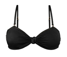 Carica l&#39;immagine nel visualizzatore di Gallery, Product Front: Rio De Sol Reggiseno Top Shimmer-Black Bandeau-Joy
