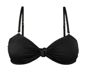 Product Front: Rio De Sol Reggiseno Top Shimmer-Black Bandeau-Joy