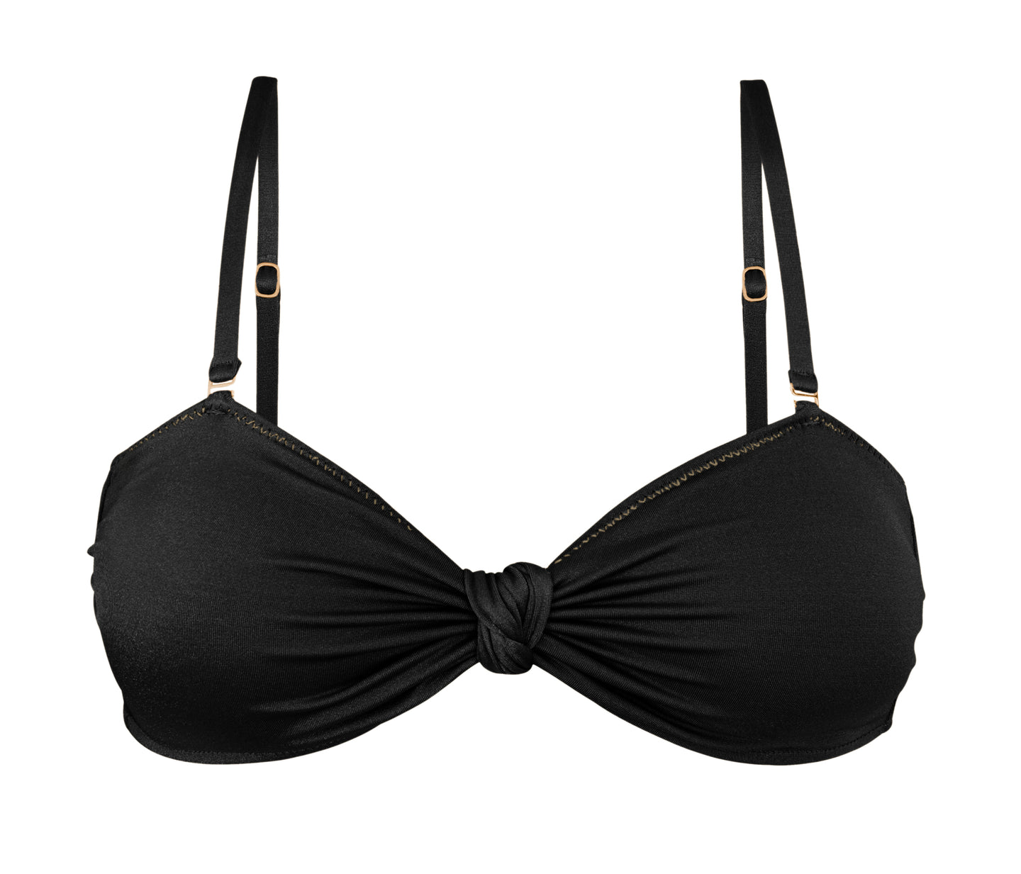 Product Front: Rio De Sol Reggiseno Top Shimmer-Black Bandeau-Joy