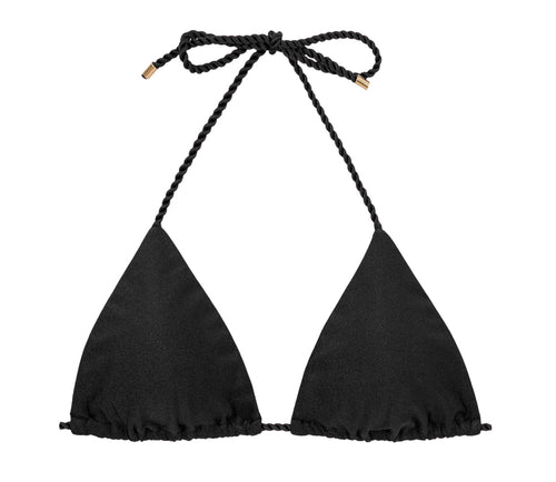 Product Front: Rio De Sol Reggiseno Top Shimmer-Black Tri-Rope