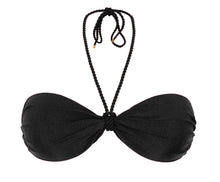 Carica l&#39;immagine nel visualizzatore di Gallery, Product Front: Rio De Sol Reggiseno Top Shimmer-Black Twist
