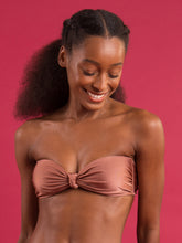 Carica l&#39;immagine nel visualizzatore di Gallery, Image 09: Rio De Sol Reggiseno Top Shimmer-Copper Bandeau-Joy
