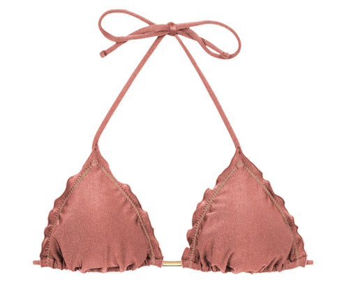 Product Front: Rio De Sol Reggiseno Top Shimmer-Copper Frufru