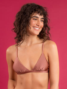 Image 10: Rio De Sol Reggiseno Top Shimmer-Copper Tri-Fixo