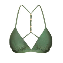 Carica l&#39;immagine nel visualizzatore di Gallery, Product Front: Rio De Sol Reggiseno Top Shimmer-Croco Tri-Fixo-Noa
