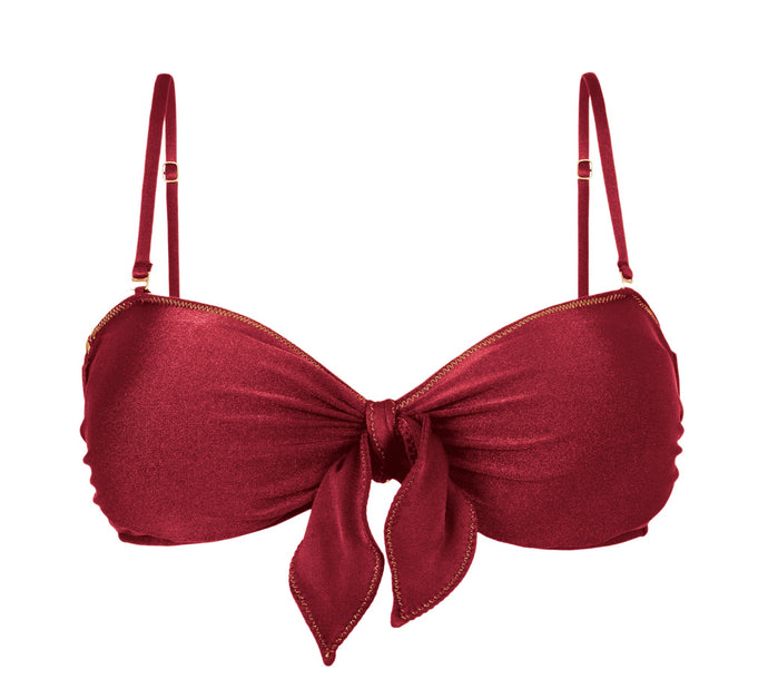 Product Front: Rio De Sol Reggiseno Top Shimmer-Divino Bandeau-Knot