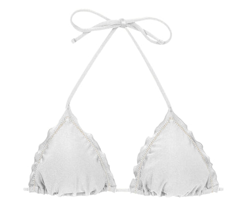 Product Front: Rio De Sol Reggiseno Top Shimmer-White Frufru