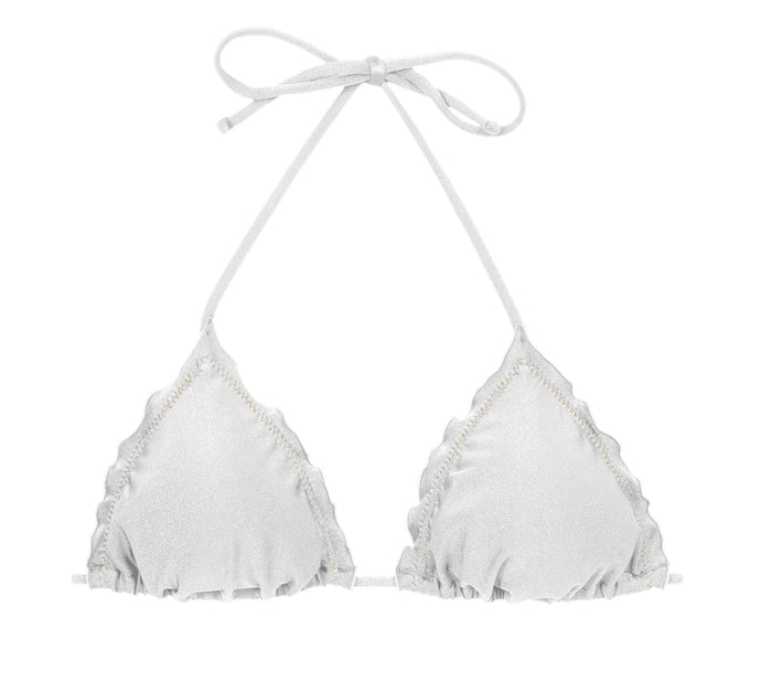 Product Front: Rio De Sol Reggiseno Top Shimmer-White Frufru