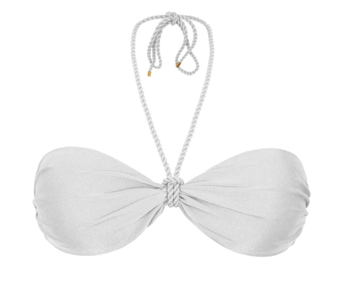 Product Front: Rio De Sol Reggiseno Top Shimmer-White Twist