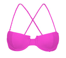 Carica l&#39;immagine nel visualizzatore di Gallery, Product Front: Rio De Sol Reggiseno Top St-Tpz-Pink Balconet
