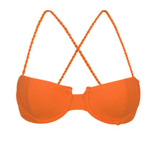 Carica l&#39;immagine nel visualizzatore di Gallery, Product Front: Rio De Sol Reggiseno Top St-Tpz-Tangerina Balconet
