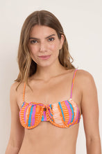 Carica l&#39;immagine nel visualizzatore di Gallery, Gallery: Rio De Sol Reggiseno Top Stripes Balconet-Tie
