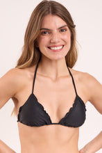 Carica l&#39;immagine nel visualizzatore di Gallery, Gallery: Rio De Sol Reggiseno Top Touch-Black Frufru
