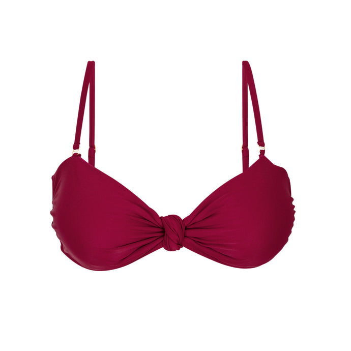 Product Front: Rio De Sol Reggiseno Top Touch-Carmim Bandeau-Joy