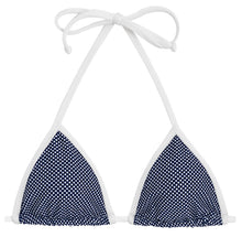 Carica l&#39;immagine nel visualizzatore di Gallery, Product Front: Rio De Sol Reggiseno Top Tri Micro Poa White
