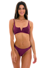 Carica l&#39;immagine nel visualizzatore di Gallery, Model Front: Rio De Sol Reggiseno Top Viena Bra-V
