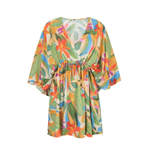 Product Front: Rio De Sol Vestito Da Spiaggia Tropical Kaftan Bel