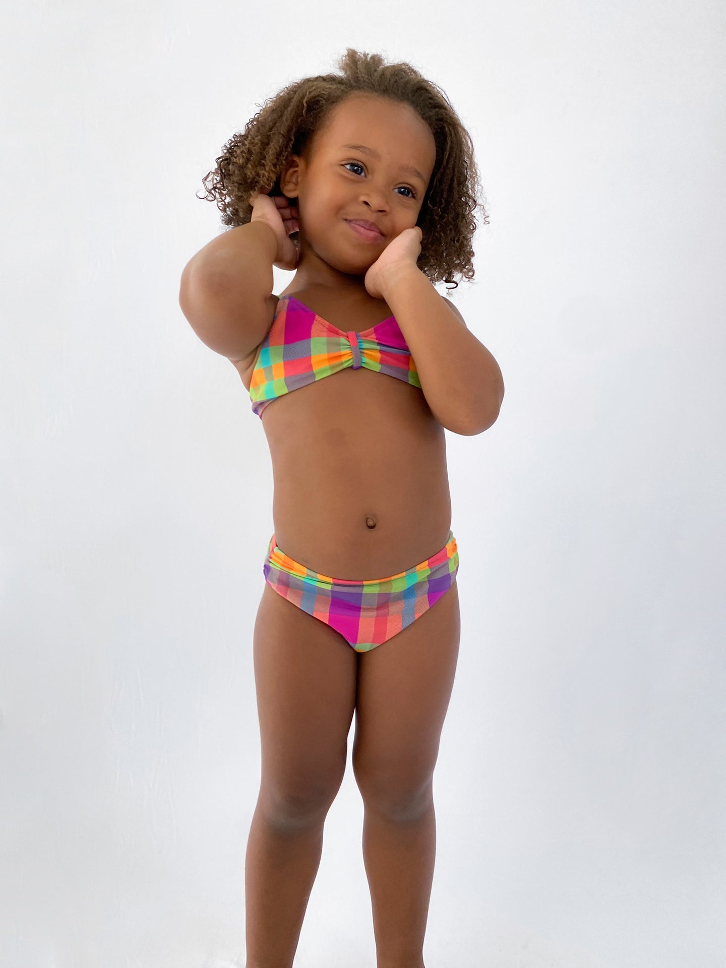Model Front: Rio De Sol Due Pezzi Bambina Tulip-Garden Kids