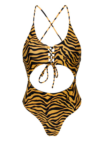 Product Front: Rio De Sol Intero Wild-Orange Ivy Strap