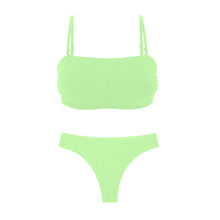 Carica l&#39;immagine nel visualizzatore di Gallery, Set Sand-Menta Bandeau-Reto Nice-Fio
