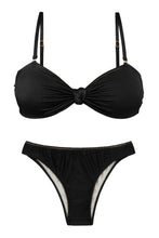 Carica l&#39;immagine nel visualizzatore di Gallery, Set Shimmer-Black Bandeau-Joy Essential
