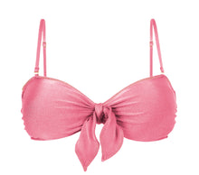 Carica l&#39;immagine nel visualizzatore di Gallery, Top Shimmer-Confetti Bandeau-Knot
