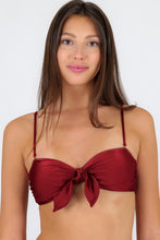 Carica l&#39;immagine nel visualizzatore di Gallery, Top Shimmer-Divino Bandeau-Knot
