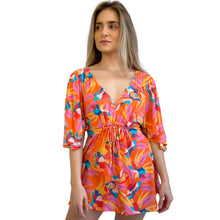Carica l&#39;immagine nel visualizzatore di Gallery, Orange Bloom Mini Dress
