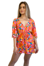 Carica l&#39;immagine nel visualizzatore di Gallery, Orange Bloom Mini Dress
