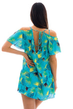 Carica l&#39;immagine nel visualizzatore di Gallery, Saida Flower Geometric Off Shoulder
