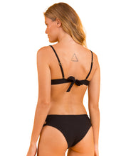 Carica l&#39;immagine nel visualizzatore di Gallery, Set Bora-Black Bra-Trio Madrid-Trio
