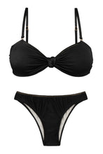 Carica l&#39;immagine nel visualizzatore di Gallery, Set Shimmer-Black Bandeau-Joy Essential
