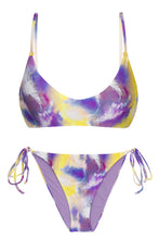 Carica l&#39;immagine nel visualizzatore di Gallery, Set Tiedye-Purple Bralette Ibiza-Comfy
