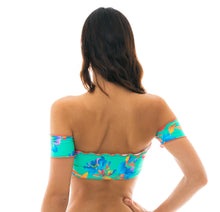 Carica l&#39;immagine nel visualizzatore di Gallery, Top Acqua Flora Off Shoulder
