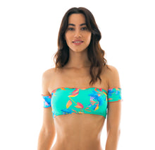 Carica l&#39;immagine nel visualizzatore di Gallery, Top Acqua Flora Off Shoulder
